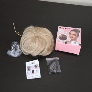 Hair Bun Easy Simply Gorgeous Donut Chigon Hair Bun Blonde